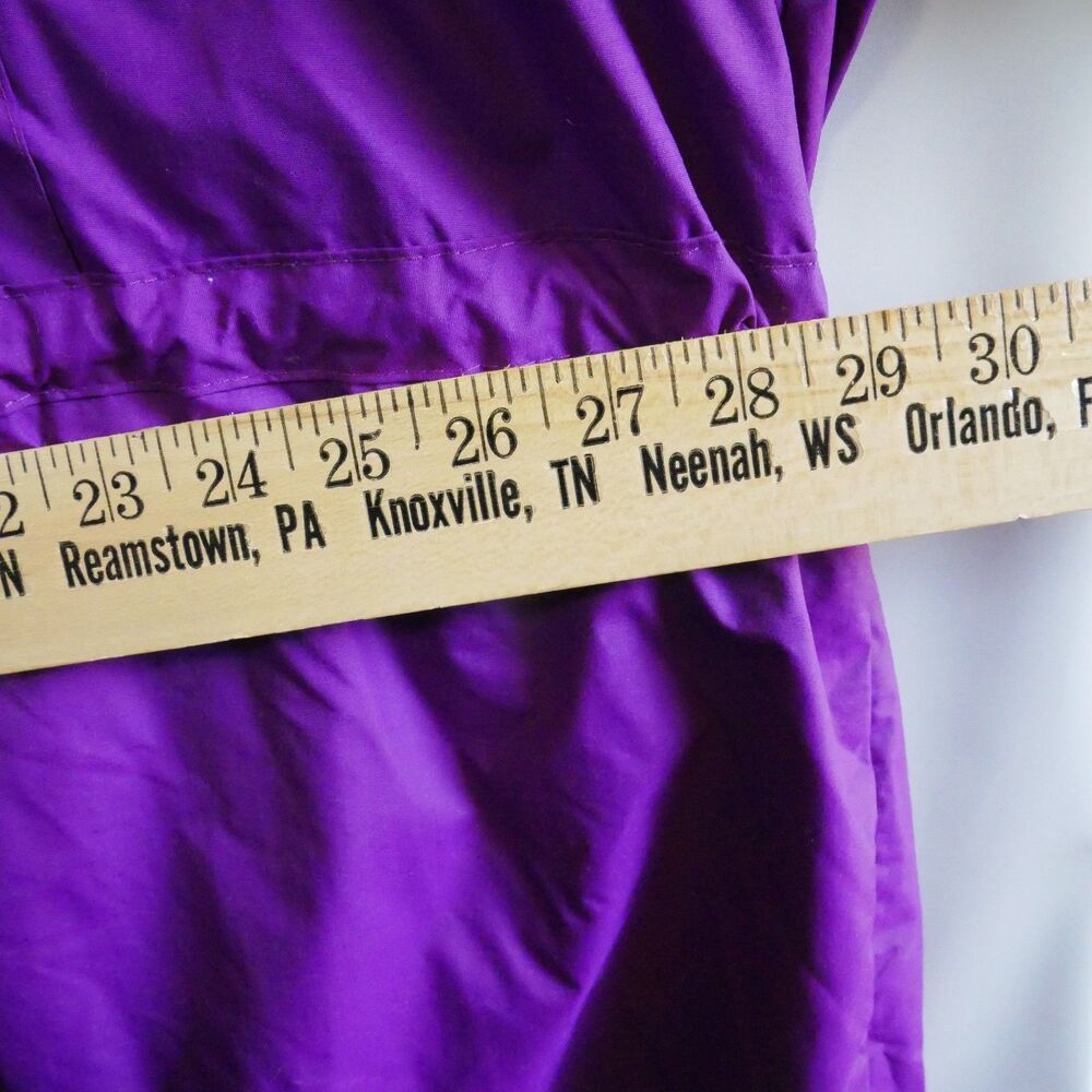 Woman Within Purple Jacket 34/36 4X Front Zip Fleece Lined - Picture 13 of 15